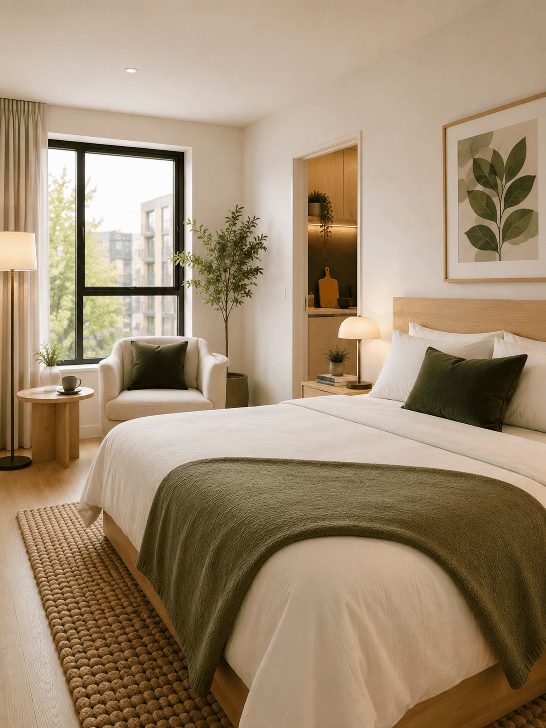 Styled bedroom